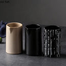 Ljojo Matte Ceramic Gravy Boat Milk Cup Steak Sauce Pot Seasoning Kitchen Tableware
