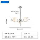Modern Glass Pendant Lamp Living Room Bedroom - Ljojo Medieval Space Era Space Lamp