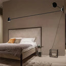 Adjustable Swing Arm Wall Lamp for Living Room and Bedroom by Ljojo