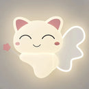 Modern Moon Cat Wall Light LED Fixture Bedroom Study Children's room Home Decor by Ljojo