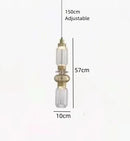 Modern Pagoda Glass LED Pendant Lights for Living Dining Room by Ljojo