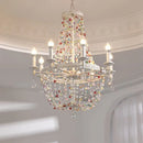 French Style Crystal Led Pendant Light for Stairs by Ljojo