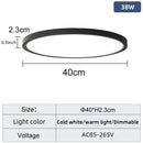 20 Inch Large Ceiling Light Dimmable LED Smart Control by Ljojo for Living Room Bedroom