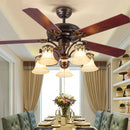 Ljojo 42-Inch Industrial Ceiling Fan with Remote Control
