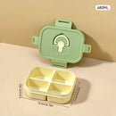 Ljojo 4 Grids Refrigerator Food Storage Box Kitchen Organizer