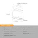 Ljojo 12W COB Chip Adjustable Angle LED Ceiling Spotlight Fixture