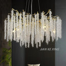 Ljojo Luxe Nano Electroplating Crystal Tassel Chandelier LED Lamp