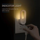 EU/US Plug Night Light Socket 1/2 Pcs Warm White Lamp Energy Saving for Kids Room by Ljojo