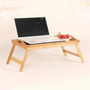 Bamboo Mini Dining Table for Breakfast & Dessert, Ljojo Living Room Bedroom Essential