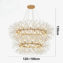 Ljojo LED Chandelier Staircase Pendant Light for Living & Dining Room Lighting
