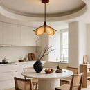 Japanese Wabi-Sabi Petal Shape Pendant Light Chandelier for Dining and Bedroom by Ljojo