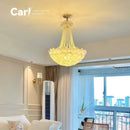 Ljojo Glass Petal Designer Pendant Light | Elegant French Style Bedroom Ceiling Fixture