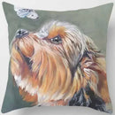 Cute Dog Pattern Square Pillow Covers For Home Decor by Ljojo