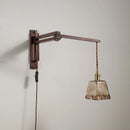 Ljojo LED Wood Glass Wall Lamp Modern Nordic Style for Home Decor