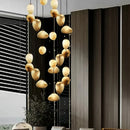 Modern Spanish Marble Chandelier Elegant Bedroom Lighting by Ljojo