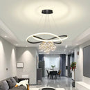 Ljojo Modern Glass Ball Chandelier for Dining Living Room Pendant Lamp Fixtures
