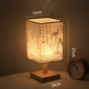 LED Square Decoration Table Lamp Dimmable Chinese Style USB Plug Night Light Ljojo