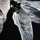 Ljojo Luxury Leaf Petal Chandelier Pendant Light for Home Living Room Restaurant Decor