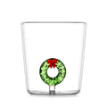 Ljojo 3D Christmas Glass Mug Cup - Snowflake Tree Snowman Design