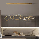 Modern Irregular Ring LED Pendant Light Chandelier - Ljojo