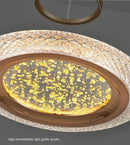 Ljojo Luxury LED Chandelier: Modern Villa Pendant Lighting with Artistic Ring Design