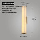 Ljojo Marble Wall Lamp: Designer Natural Copper LED Lighting for Various Rooms