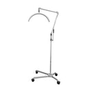 Ljojo Half Moon Lamp with Wheel 20inch 36W LED Floor Stand Light Adjustable Height