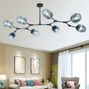 Modern Glass LED Pendant Lights | Nordic Branch Chandeliers by Ljojo for Master Bedroom and Living Room