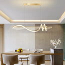 Ljojo Restaurant Pendant Light Modern Creative Long Strip Lamp Bedroom Dining Bar Lighting