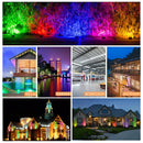 Ljojo™ RGB Led Flood Light 100W 50W 30W 20W IP68 Waterproof Outdoor Spotlight