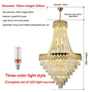 Ljojo Luxury Crystal Chandelier for Home Decor and Hotel Staircase
