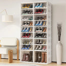 Ljojo™ Heavy Duty Shoe Storage Box Organizer for Entryway, 9 Tiers Stackable Cabinet