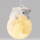 Ljojo LED Bear Chandelier | Unique Children's Room Pendant Light with Modern Design