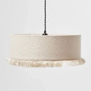 Japanese Cloth Pendant Lamp Retro Tassels Hanging Chandelier for Living Room - Ljojo