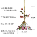 French Style Pendant Light Atmosphere Rose Blossom Retro Art Home Pendant Light by Ljojo