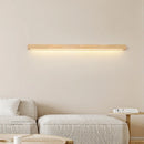 Ljojo Minimalist Wood Wall Lamp Straight Strip Design for Bedroom Bedside