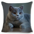 Cute Cat Print Fold Ear Pet Pillowcase for Cozy Home Decor by Ljojo