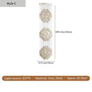 Modern Luxury Shell Chandelier LED Glossy Ceiling Lamp Home Decoration for Living Room by Ljojo