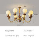 Walnut Colored LED Ceiling Light for Loft Bedrooms | Retro Design | Glossy Lighting by Ljojo