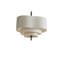 Ljojo Japanese Fabric Chandelier Medieval Living Room Pendant Light Suspended Light