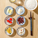 Ljojo Mini Ceramic Plate Set for Sushi Soy Sauce & Snacks