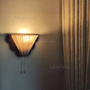 French Walnut Butterfly Wall Lamp for Bedroom | Retro Design Hallway Lighting by Ljojo