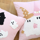 Cute Halloween Embroidered Throw Pillow Cover for Home Decor by Ljojo