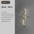 Ljojo LED Wall Light: Modern Long Strip for Bedroom and Living Room