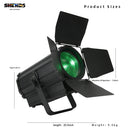 Ljojo™ LED 250W RGBW/WCW Focus Spot Par Lights with Barndoors for DJ Disco Concert