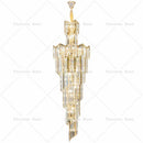 Ljojo Luxury Crystal Chandelier for Villa Hotel Duplex Building