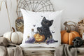 Cute Ghost with Pumpkin Halloween Pillow Cover by Ljojo - For Sofa, Bedroom, Car