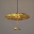 Ljojo Italy Metal Golden Black LED Pendant Lights for Master Bedroom Island Villa Chandelier