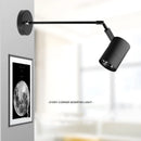 Ljojo LED Telescopic Wall Lamp Sconce - Adjustable Arm Spot Light for Gallery