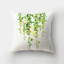 Deer Animal & Natural Leaves Cushion Cover by Ljojo - Home Decoration